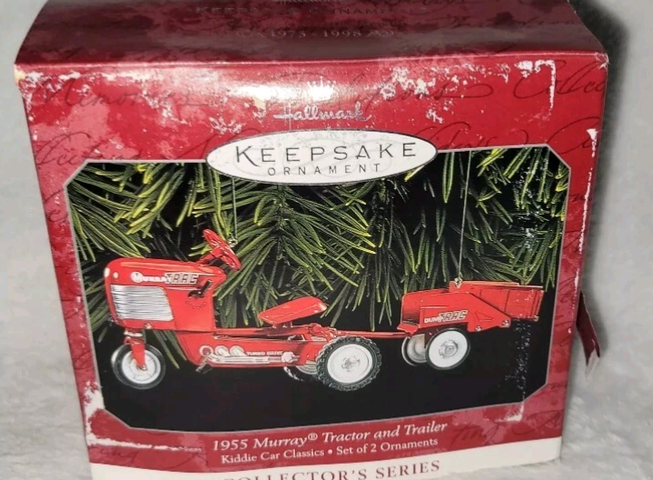 Hallmark Keepsake Ornaments Vintage 1998 Collectors Series 1995 Murray Tractor