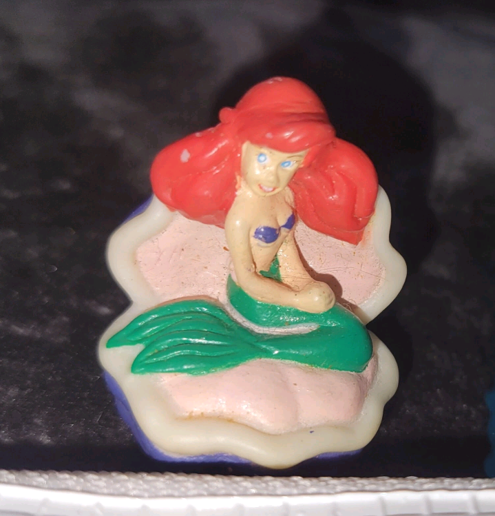 Vintage Disney Little Mermaid Toy Lot Pencil Pouch 3 Ariel's 2 Ericks