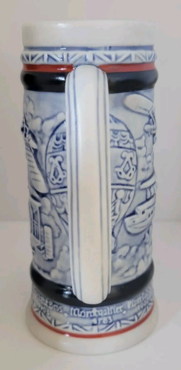 Vintage 1982 Flying Classics Ceramic Stein 5.5" Tall Collector 150716 New In Box