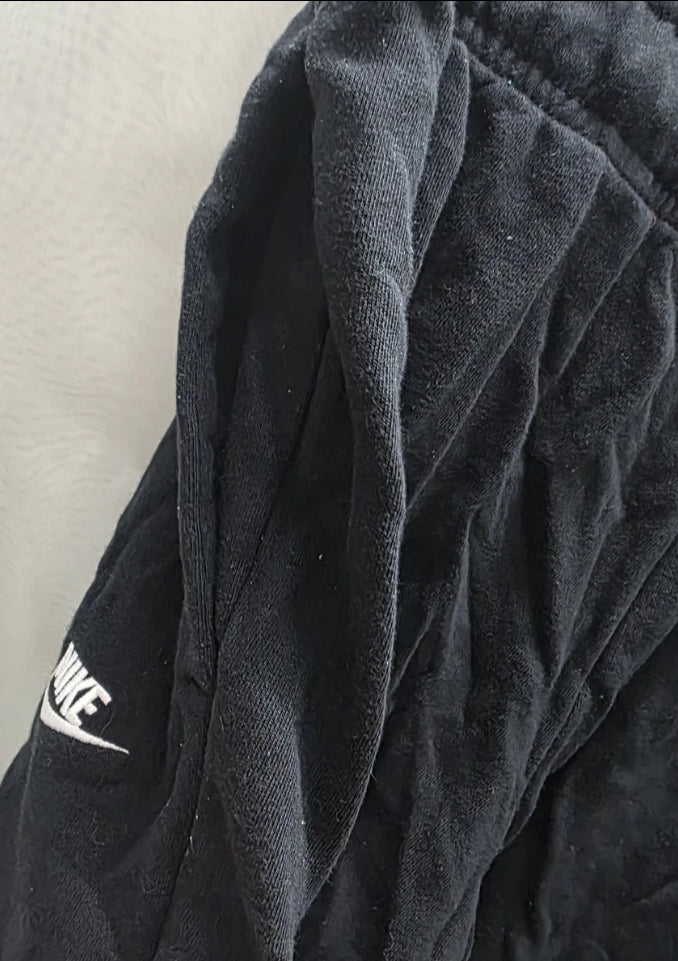 Nike Sweatpants Unisex Size L Elastic Drawstring Waist Pockets Black