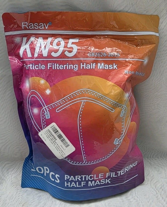 30 Pieces KN95 Particle Filtering Half Mask Non Medical New Factory Sealed