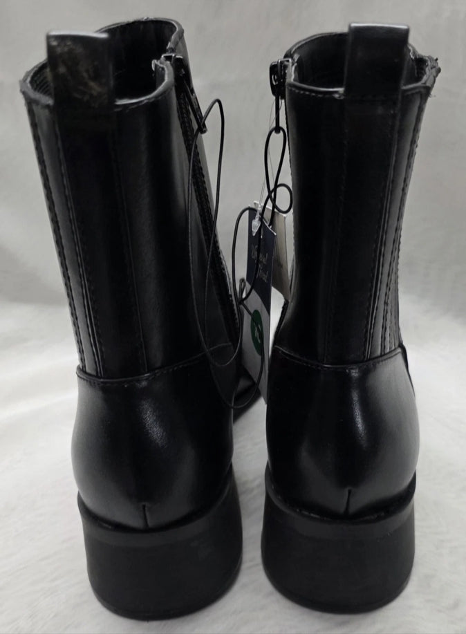 Universal Thread Womens Size 10 Black Ashley Boot Side Zip Memory Foam New With Tags