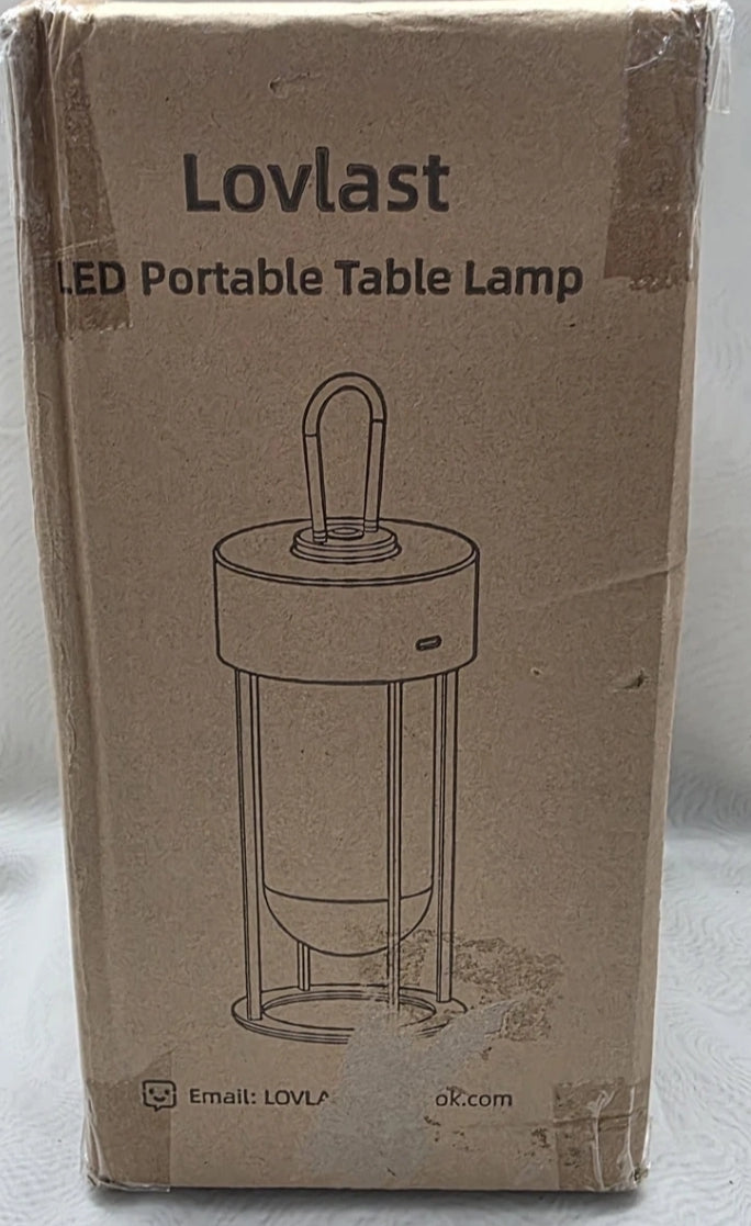 Lovlast LED Portable Table Lamp 3W Model L 0661-S Metal Glass Input Voltage DC5V