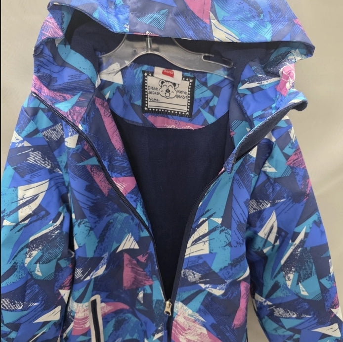 Oberstoff Ski Jacket Child Size 8-12 Years 146/152 Fleece Lined Hooded Pockets.100% Polyester
