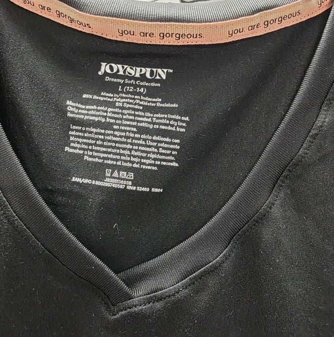 Joyspun Women Large 12-14 2 Piece Pajama Tank Top And Shorts Coffee Lovers Club