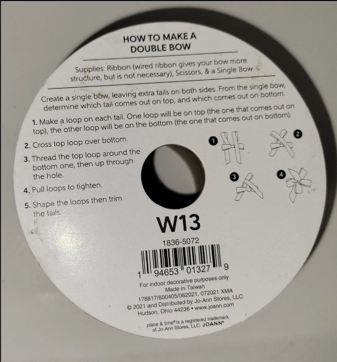 Place And Time Wonderland Ribbon Wired Edge 2 1/2"× 8.3 Yards Green- Ornaments