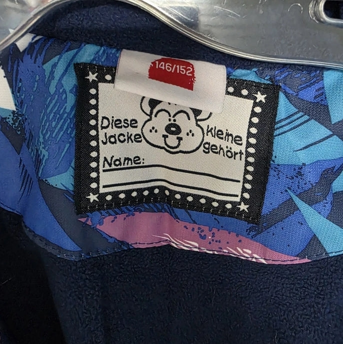 Oberstoff Ski Jacket Child Size 8-12 Years 146/152 Fleece Lined Hooded Pockets.100% Polyester