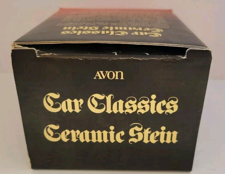 Vintage 1982 Car Classics Ceramic Stein 5" Tall Collector 44882 New With Box