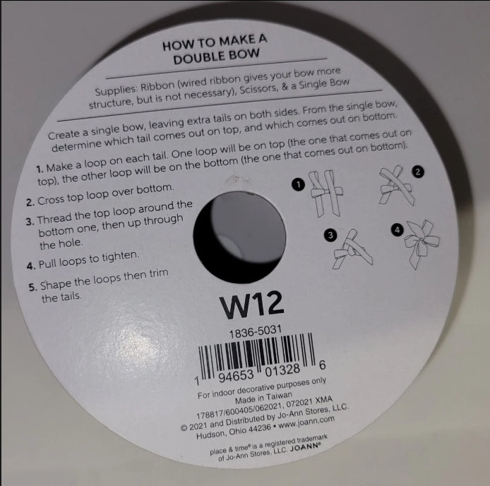 Place And Time Wonderland Ribbon Wired Edge 2 1/2"× 8.3 Yards Santa Claus New Condition.