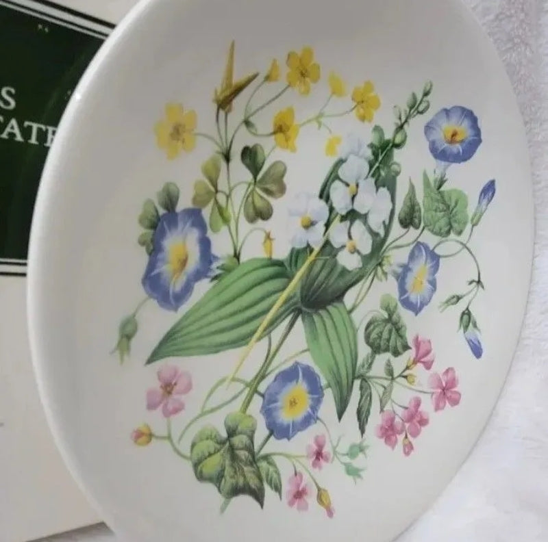 Vintage Avon Collector Plate Wild Flowers Of The Southern United States 8.5" New In Box