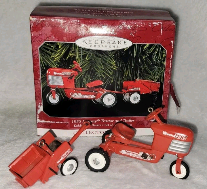 Hallmark Keepsake Ornaments Vintage 1998 Collectors Series 1995 Murray Tractor