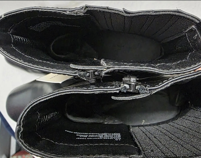 Universal Thread Womens Size 10 Black Ashley Boot Side Zip Memory Foam New With Tags