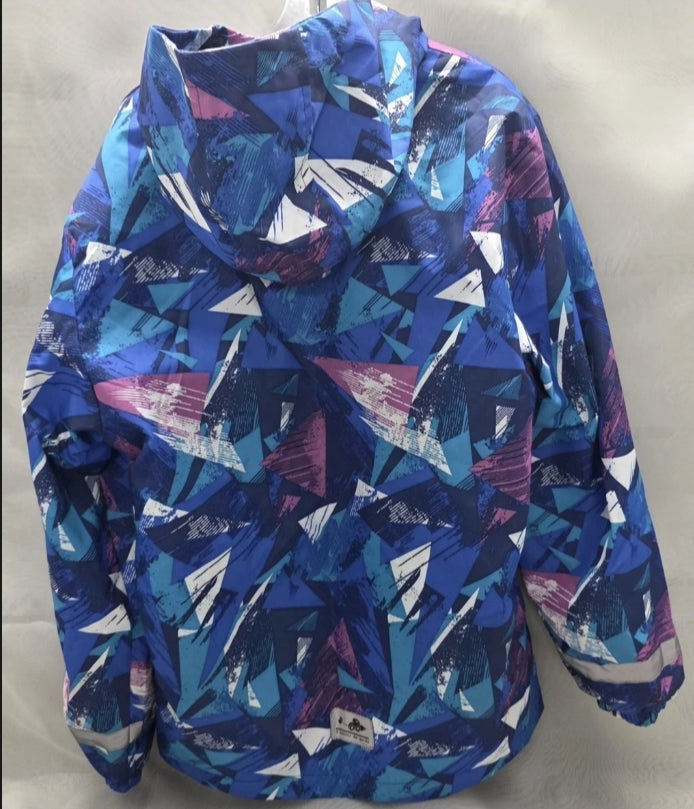 Oberstoff Ski Jacket Child Size 8-12 Years 146/152 Fleece Lined Hooded Pockets.100% Polyester