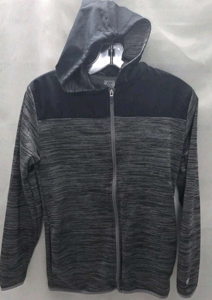 Champion Child Size L 12-14 Jacket Hooded Pockets Zip Up 100% Polyester