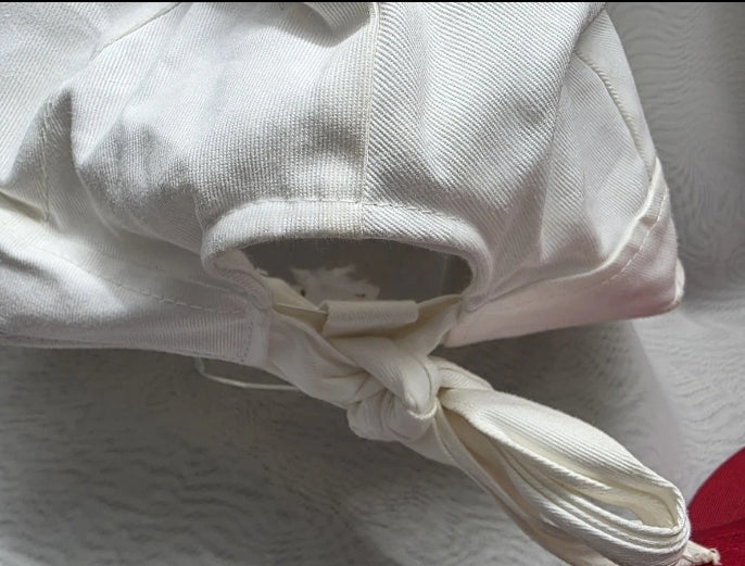 2 Womens Summer Shade Hats Tie In Red Collect If Hong Kong White Batmar New York