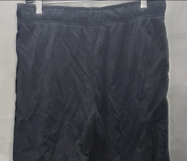 Nike Sweatpants Unisex Size L Elastic Drawstring Waist Pockets Black