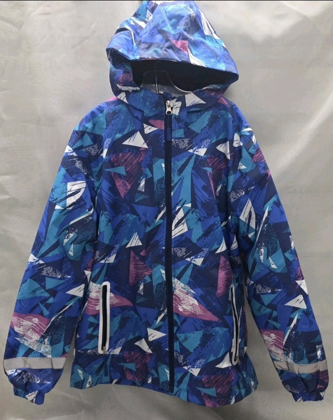 Oberstoff Ski Jacket Child Size 8-12 Years 146/152 Fleece Lined Hooded Pockets.100% Polyester