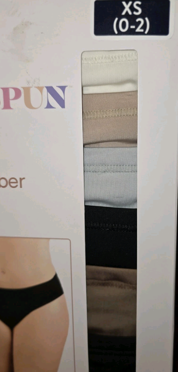 Joyspun 6 Pair Microfiber Panties Bikini XS (0-2) Multi Color New In Box.