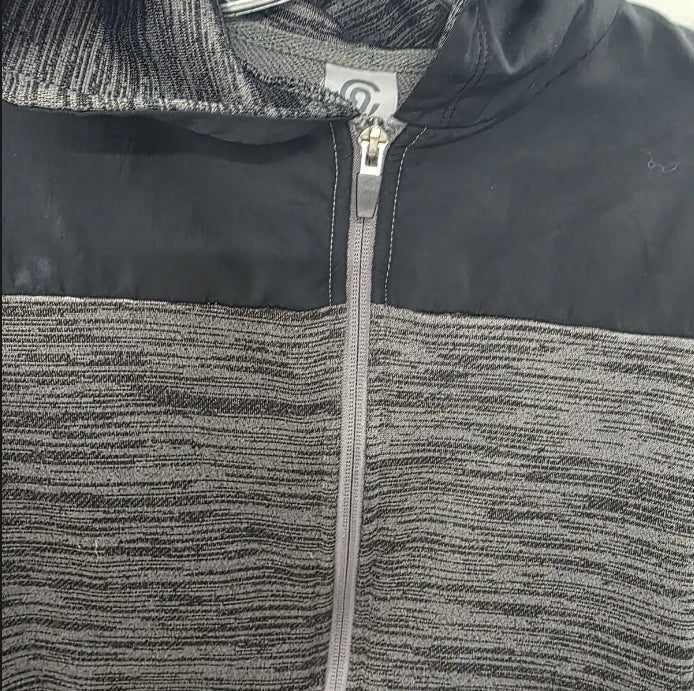 Champion Child Size L 12-14 Jacket Hooded Pockets Zip Up 100% Polyester