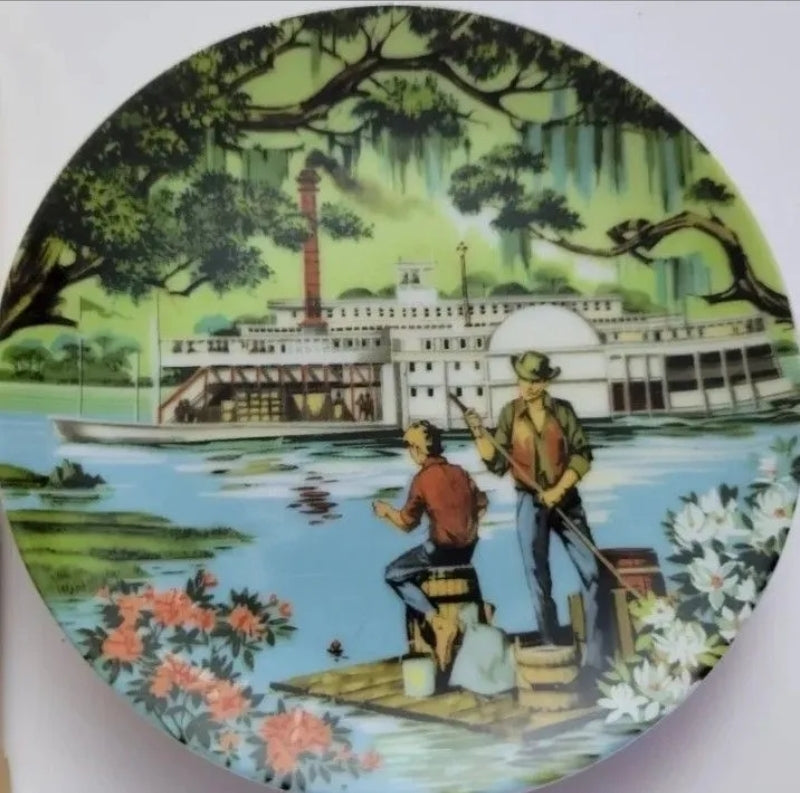 Vintage 1985 Avon American Portraits Collector Plate Collection THE SOUTH 4