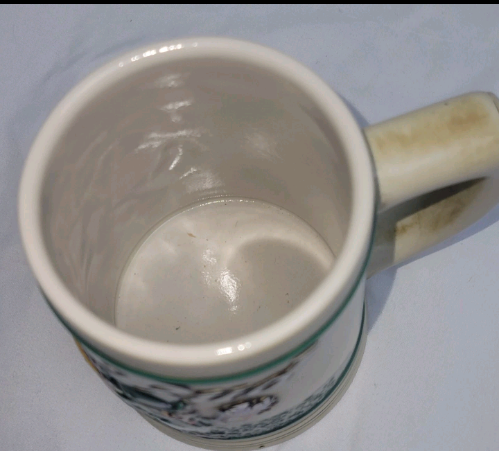 Vintage 1992 St Patrick's Day Stein Anheuser Busch 5.5" Tall 4" Wide Made In Brazil. Excellent Used Condition