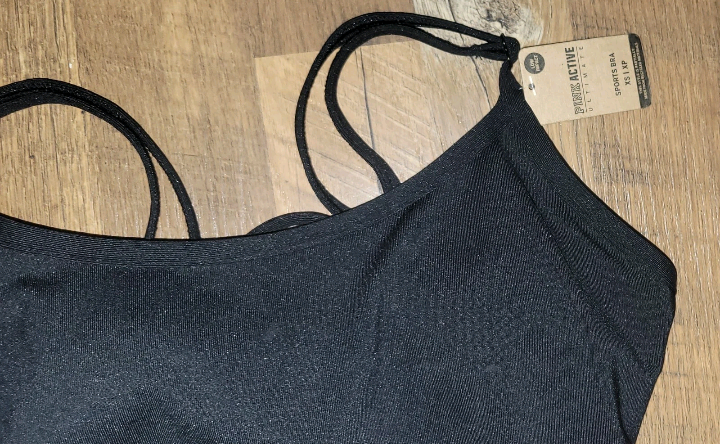 PINK Active Sports Womens Bra XS Adjustable Straps Armpit To Armpit 13" Stretch