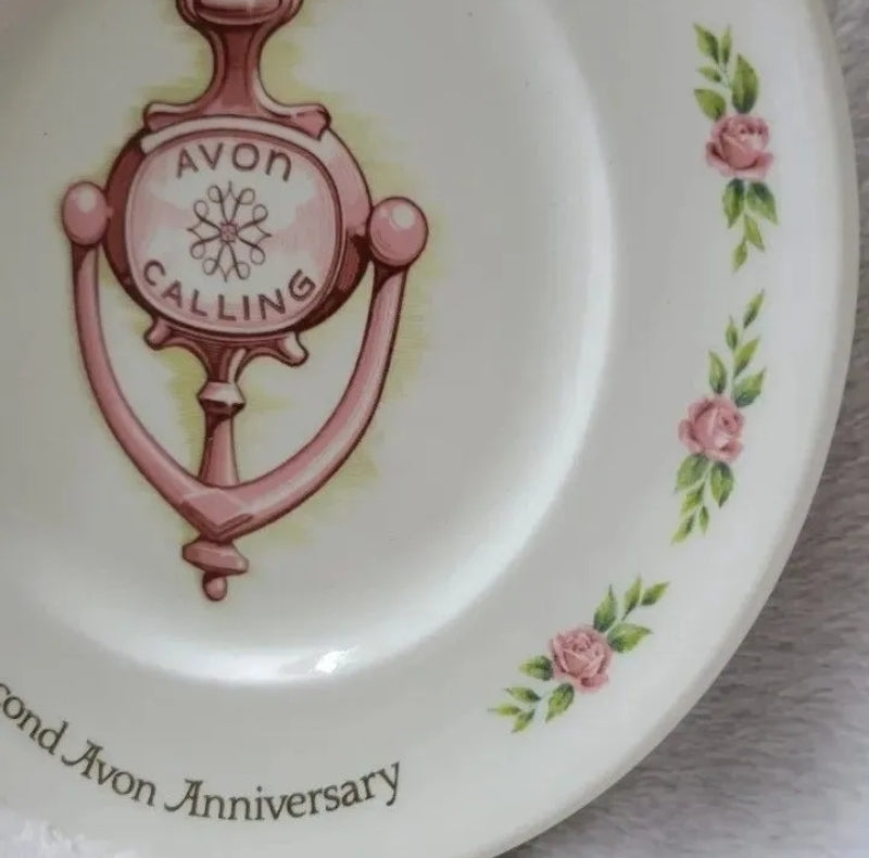 Vintage Avon Collector Plate Tenth Avon Anniversary The California Perfume New In Box