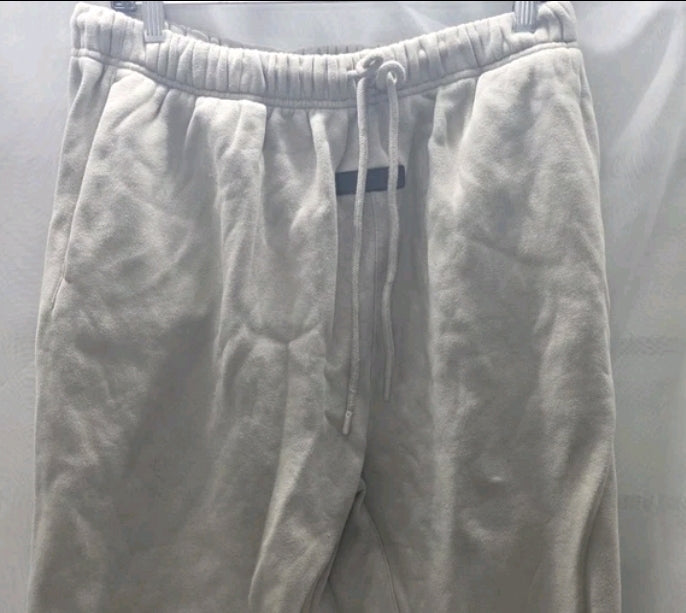 Essentials Sweatpants Elastic Drawstring Waist Thick Material Pockets