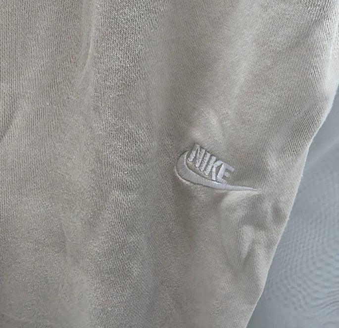 Nike Sweatpants Unisex Large Elastic Drawstring Waist Pockets Beige Excellent used condition
