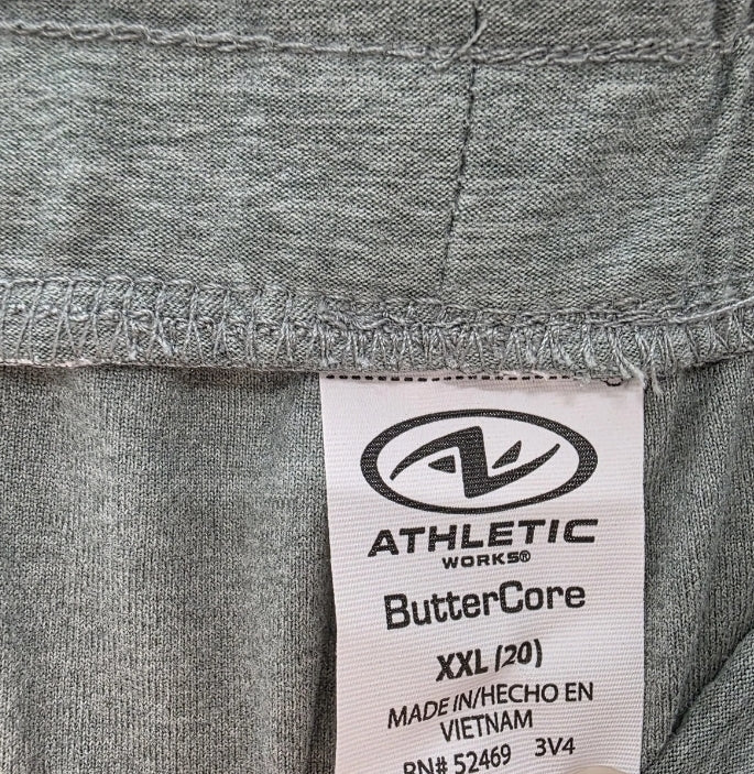 Athletic Works Butter Core Women Shorts XXL 20 New With Tags