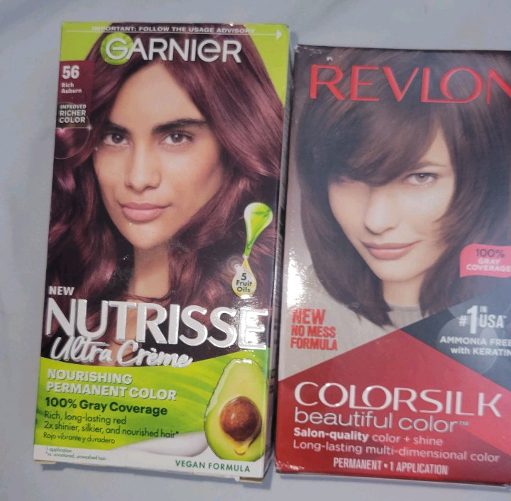 Lot Of 3 Hair Care Items Revlon Curling Iron Revlon Colorsilk New In Box Permanent Hair Dye #33.
