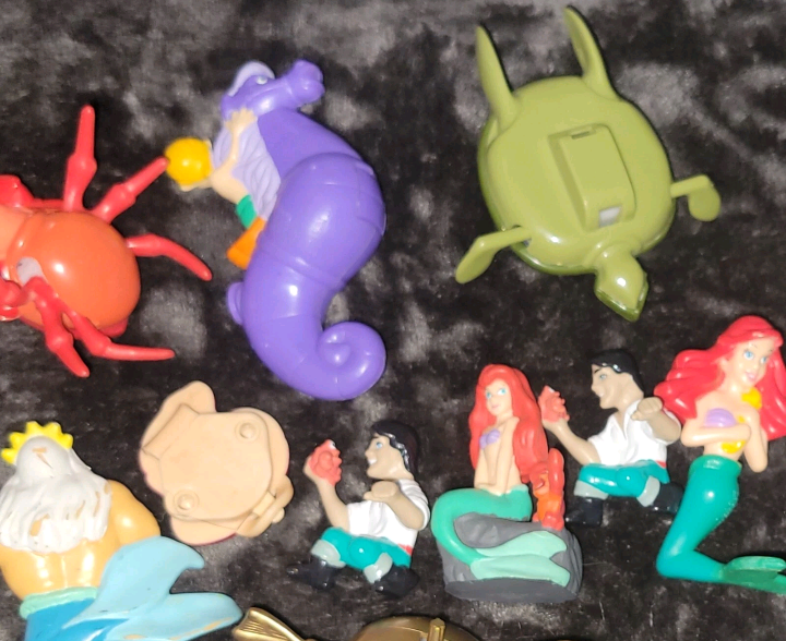 Vintage Disney Little Mermaid Toy Lot