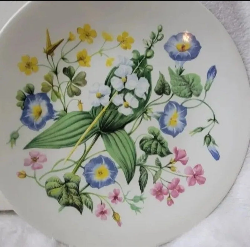 Vintage Avon Collector Plate Wild Flowers Of The Southern United States 8.5" New In Box