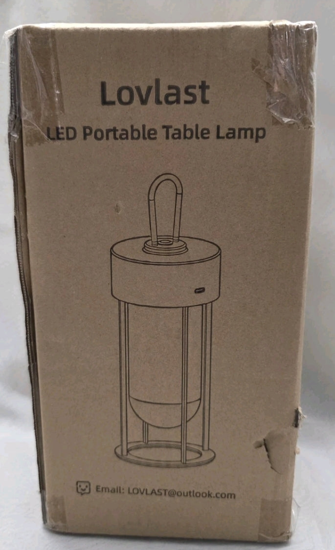 Lovlast LED Portable Table Lamp 3W Model L 0661-S Metal Glass Input Voltage DC5V