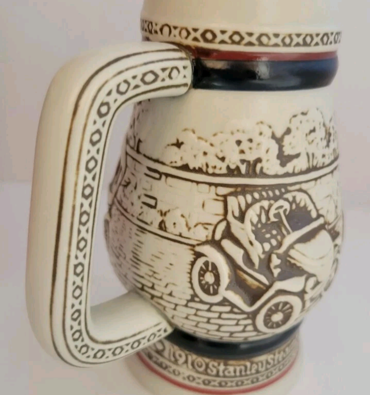 Vintage 1982 Car Classics Ceramic Stein 5" Tall Collector 44882 New With Box