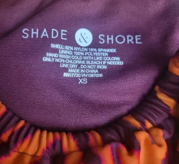 Shade And Shore Womens XS 0-2 Cheeky Under Pants Swimsuit Bottoms New With Tags