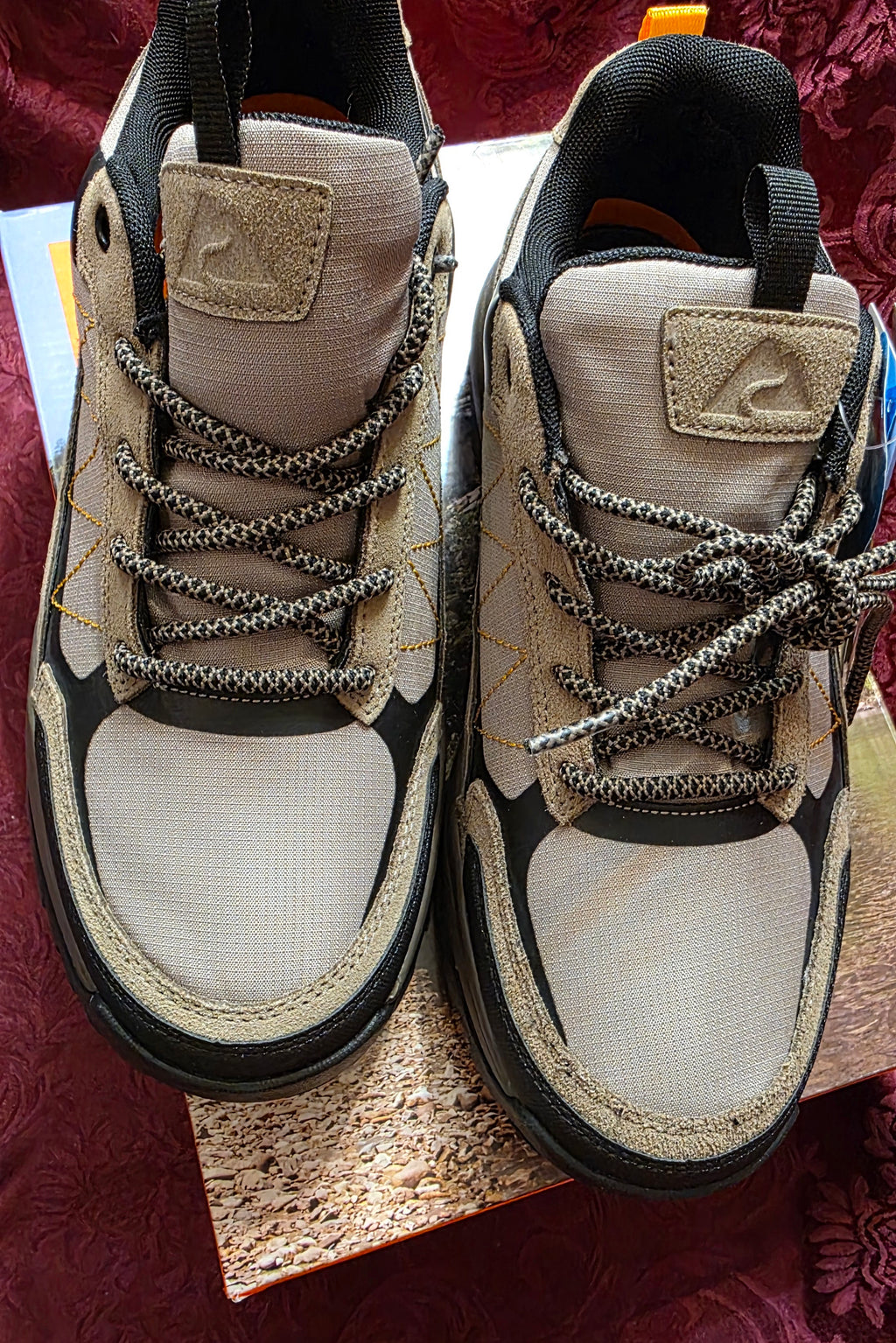 Ozark Trail Men Hike Shoe Size 10 Waterproof M OT Wp Hike Low Taupe New In Box