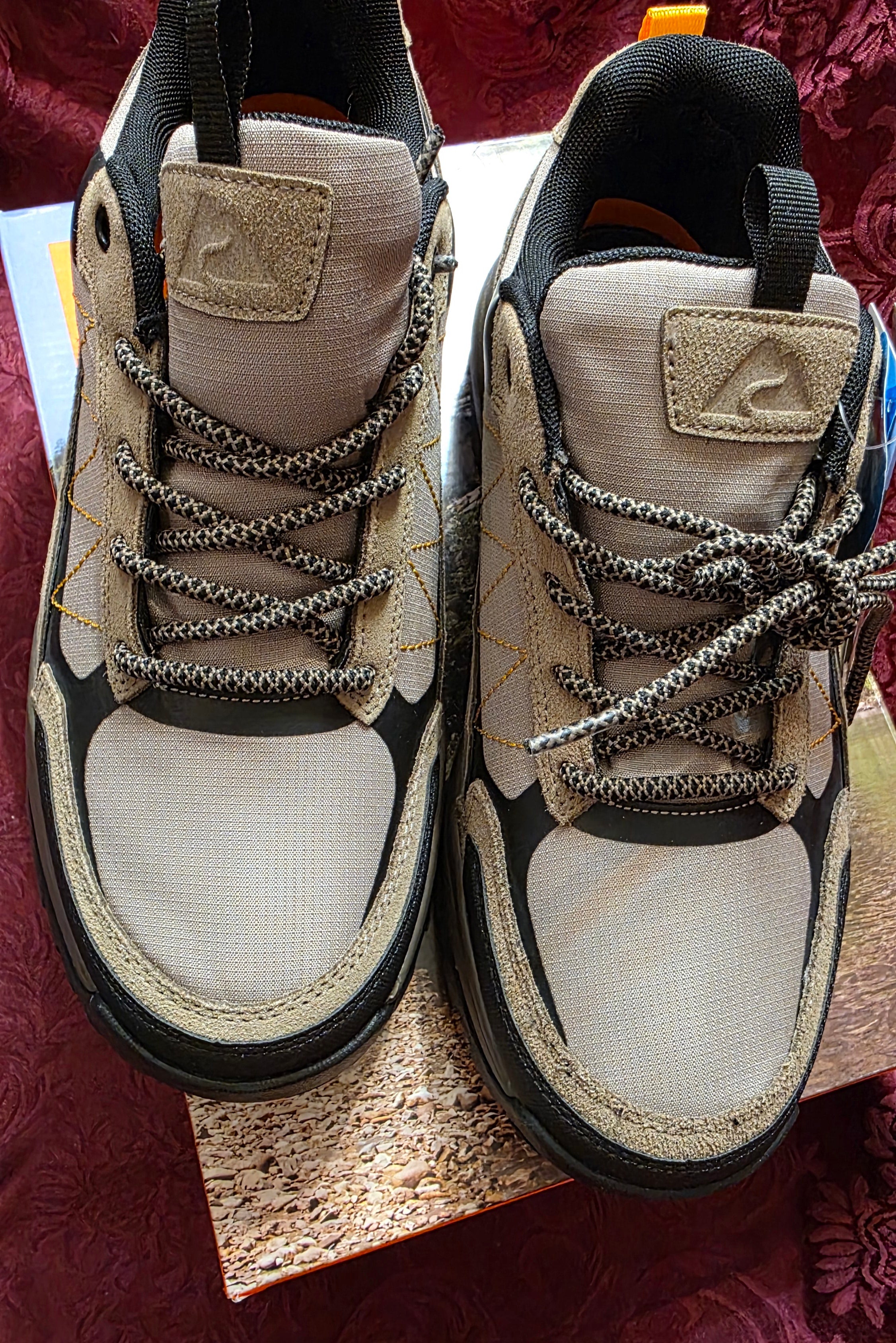 Ozark Trail Men Hike Shoe Size 10 Waterproof M OT Wp Hike Low Taupe New In Box