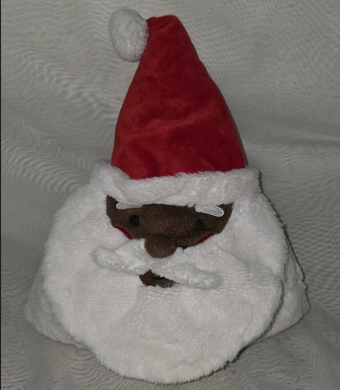 African American Santa Hat Hook Snap Adjustable Closure. Excellent used condition