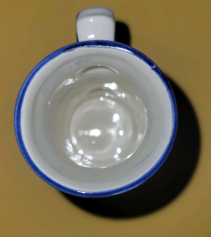 Vintage Delft Blue Small Pitcher Stein Holland 3.5" Tall 2" Across Top