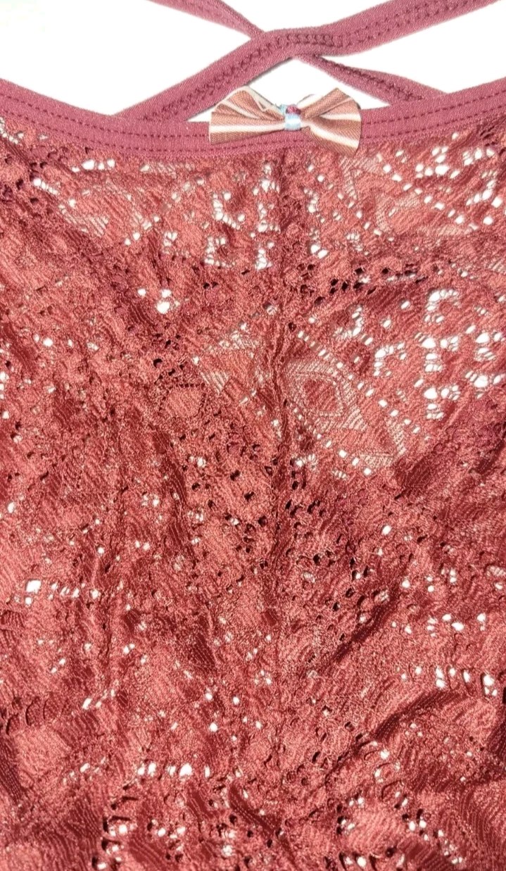 Womens Sexy Lacey Medium Cheeky Panties Low Cut Lingerie Underwear Criss Cross. New