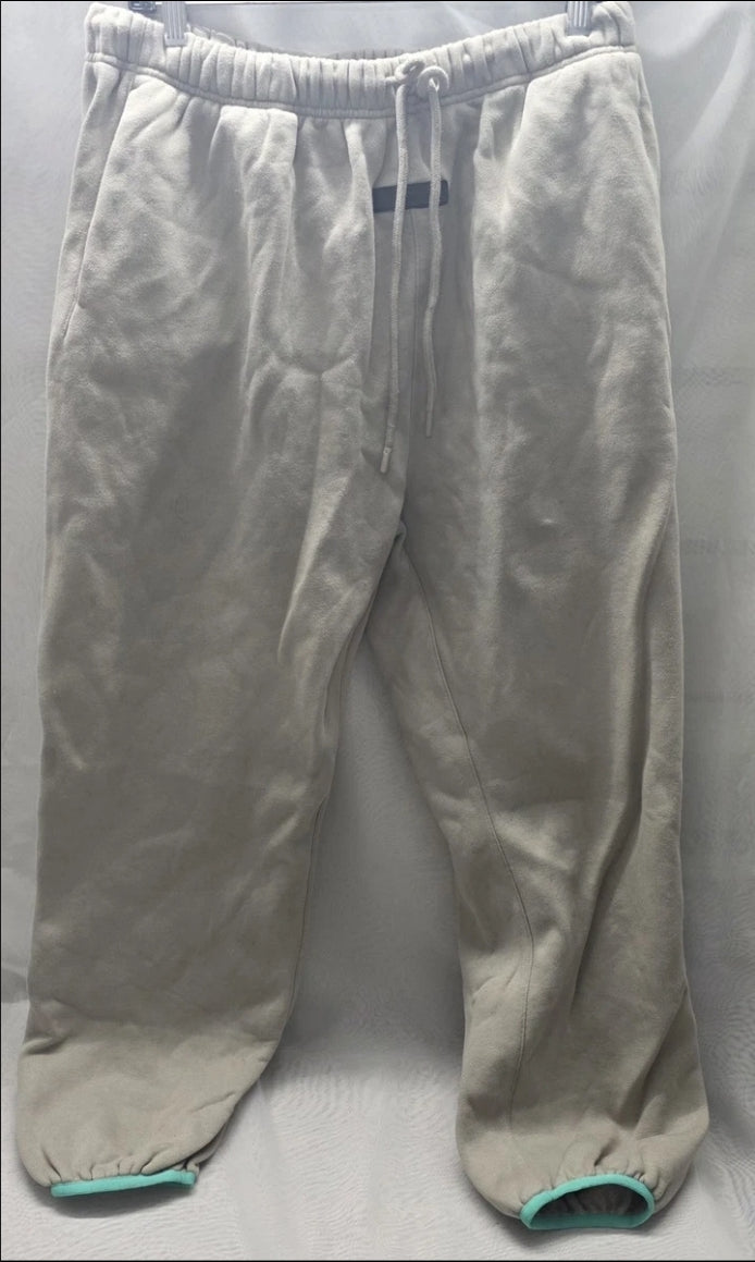 Essentials Sweatpants Elastic Drawstring Waist Thick Material Pockets