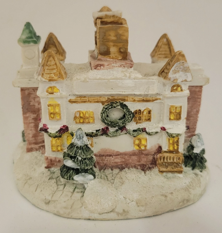 Unbranded City Hall Holiday Figurine *Add To Your Holiday Village * 3"×3